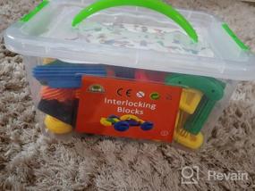 img 5 attached to Набор игрушек STEM Builder: 3D строительные блоки для мальчиков и девочек в возрасте от 3 до 10 лет - развивающая и забавная игрушка-головоломка в подарок от Rainbow ToyFrog
