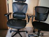 img 1 attached to GABRYLLY Office Chair: Large Ergonomic Desk Chair with Lumbar Support, 3D Armrest, and Breathable Mesh - Ultimate Comfort for Work or Study review by Kevin Kue
