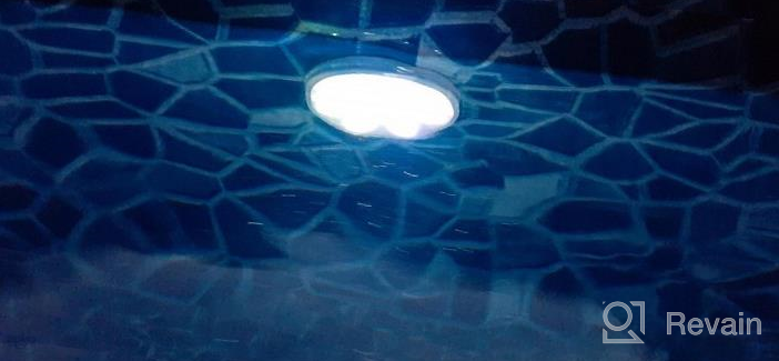 img 1 attached to LOFTEK Submersible LED Lights With Remote RF(164Ft),Full Waterproof Pool Lights For Inground Pool With Magnets, Suction Cups,3.35” Color Changing Underwater Lights For Ponds Battery Operated (4 Packs) review by Todd Mamat