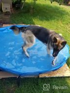 img 1 attached to Portable Foldable Pet Swimming Pool For Dogs And Cats - Indoor/Outdoor Bathing And Ball Pit - 42"X12" Size - Patent Pending review by Eric Krull