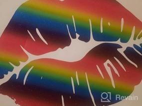 img 5 attached to Добавьте блеска своим проектам «сделай сам» с помощью IVyne Rainbow Glitter Vinyl Bundle - идеально подходит для праздничных украшений и тематических вечеринок!