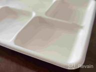 img 1 attached to 10 Inch Compostable Disposable Paper Plates - Vplus 150 Pack Super Strong Bagasse Natural Biodegradable Eco-Friendly Sugarcane Plates. review by Patricia Dworin