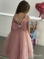 img 1 attached to Elegant Sleeveless Dresses for Toddler Wedding, Christmas & Easter - Girls' Clothing review by Johnny Murphy