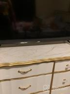 картинка 1 прикреплена к отзыву 🔶Практическая мраморная обоевая пленка Marble Wallpaper размером 17.7 "x 78.7": золотая самоклеющаяся съемная пленка для столешниц - легко наклеивается и обновляет декор вашей кухни. от Justin Gomez