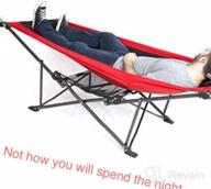 img 1 attached to Experience Ultimate Comfort And Durability With Mac Sports H900S-100 Portable Folding Hammock In Red/Black review by Nicholas Dobson
