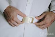 img 1 attached to Tonywell Authentic Leather Ratchet Automatic Men's Belt Collection review by Dan Deng