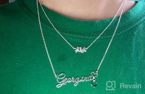 img 8 attached to Персонализируйте свой стиль с 💍 Подвеской с вашим именем из стерлингового серебра от CLY Jewelry