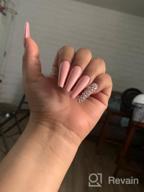 img 1 attached to Get Glamorous Nails With LoveOurHome'S Premium Acrylic Nail Kit - 600 Soft Gel X Short Almond Tips And Iridescent Glitter Powder! review by Sergio Wingate
