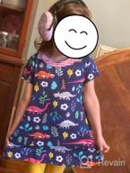 img 1 attached to Frogwill Dinosaur Sleeve Summer Casual 🐸 Girls' Clothing: Perfect for Fun and Style! review by Deb Wilkes