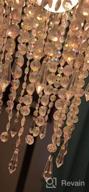 img 1 attached to Add Glamour To Your Room With Waneway Acrylic Chandelier Shade: Crystal Beaded Pendant Lampshade With Rose Gold Frame For Perfect Wedding Or Party Decoration, 8.7-Inch Diameter, 3 Tiers In Copper review by Clinton Youmans