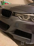 img 1 attached to BMW 3 Series F30 F31 2012-2018 Front Kidney Grille Grill Double Slats Gloss Black Zealhot F30 review by Ronald Lunn