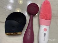 img 1 attached to Get Glowing Skin With Our Sonic Facial Cleansing Brush - Waterproof, USB Rechargeable, And Exfoliating Silicone Scrubber review by Gary Bush