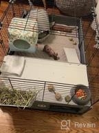 img 1 attached to Cozy Guinea Pig Hanging Bed For Healthier Sleep - Cute Hamster House And Small Animal Pet Winter Retreat In Blue review by Reggie Hobbs