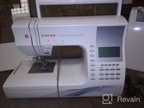 img 5 attached to 🧵 SINGER Quantum Stylist 9960: Computerized Portable Sewing Machine with 600-Stitches, Auto Pilot Mode, Extension Table & Bonus Accessories – Ideal for Customizing Projects