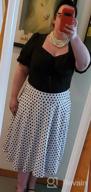 img 1 attached to Belle Poque Women'S High Waist A-Line Pockets Skater Flared Midi Skirt review by Dustin Schultz