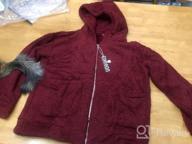 img 1 attached to Stay Cozy In Style: Oversized Womens Winter Coat With Fleece And Faux Shearling review by Darcy Rud