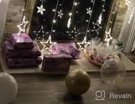 img 1 attached to Transform Your Home With BHCLIGHT'S 138 LED Star String Lights: Perfect For Bedroom Decor, Ramadan, Wedding, Garden And Christmas Decorations In Blue review by Thomas Henry