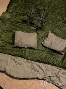 img 6 attached to Experience Ultimate Comfort With CANWAY Double Sleeping Bag - Lightweight And Waterproof For Couples And Teens On Camping, Backpacking, And Hiking Trips