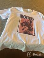 img 1 attached to Womens Western Graphic Cowboys Shirts Rodeo Road Vintage Tees Casual Cowgirls Outfit Wild Soul Print Classic Tops review by Chad Gue