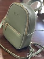 img 1 attached to Aeeque Women'S Mini Leather Backpack Purse - Crossbody Phone Bag & Small Shoulder Bag review by Joe Roberts