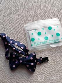 img 3 attached to Retreez Classic Polka Microfiber Pre Tied Bow Ties - Stylish Boys' Accessories