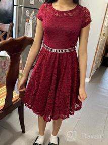 img 7 attached to BluNight Collection Dresses - Burgundy Girls' Clothing 19JK88S