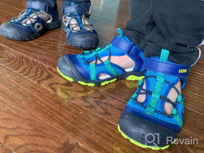 img 1 attached to 👟 Premium UOVO Sandals: Toddler Athletic Outdoor Boys' Shoes for Sandals - Comfortable and Durable Footwear review by Matt Dyen