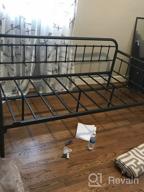 img 1 attached to Twin Metal Daybed Frame With Platform Base And Slats - Ideal Sofa Bed For Living Room Or Guest Room - Dark Copper Finish - Box Spring Replacement review by Franz Esquivel