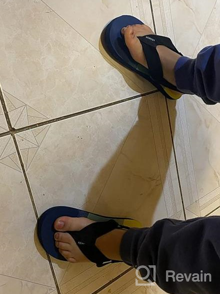 img 1 attached to 🌊 Boys' Little Waves Flops Strap Sandals - Stylish and Comfortable Footwear review by Walt Smirnoff