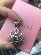 img 1 attached to 🌸 Hollow Lotus Flower Cremation Necklace: A Beautiful Memorial Urn Locket Jewelry for Ashes - Keepsake Necklace for Loved Ones review by Mdl Thurston