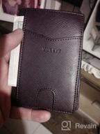 картинка 1 прикреплена к отзыву Men's Minimalist Bifold Wallet - Genuine Leather, RFID Blocking, Stylish Accessories от Juan Lukas