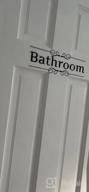 img 1 attached to DIY Removable Bathroom Wall Sticker For Home Decor - WC Sign Toilet Door Accessories review by Ryan Springer