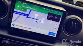 img 5 attached to Обновите свой Jeep Wrangler JL с помощью AWESAFE 9-дюймовой автомобильной стереосистемы Android с поддержкой Carplay, Android Auto, Bluetooth, WiFi и GPS
