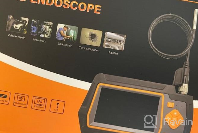 img 1 attached to LIMINK Endoscope Dual Lens Inspection Camera 1080P HD Borescope, 5.5Mm Snake Camera Endoscopic With Metal Cable & 4.3'IPS Hard Screen, 8 LED Lights Plumbing Camera 32G,Gadgets For Men review by Cesar Carter