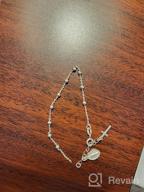 картинка 1 прикреплена к отзыву Миа Белла серебряный итальянский браслет на регулируемой застежке для девочек – ювелирные изделия и браслеты. от Bryan White