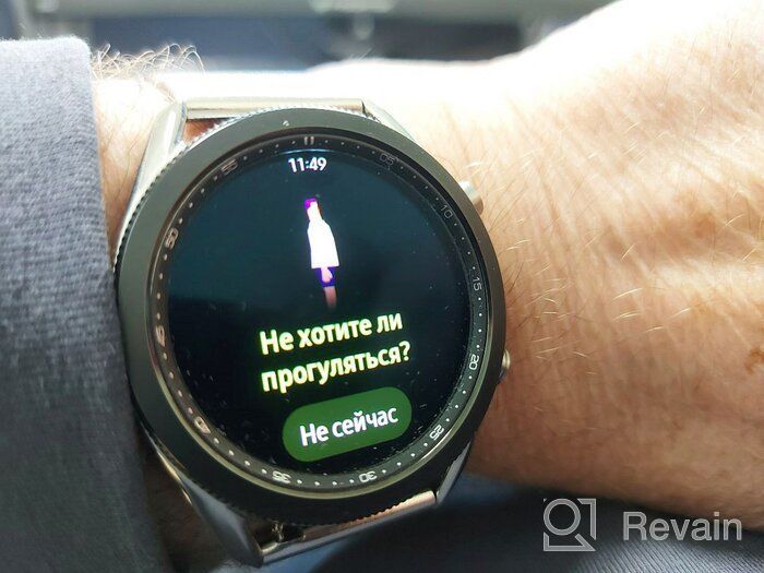 img 1 attached to Samsung Galaxy Watch 3 Stainless Steel (41mm) - SpO2 Oxygen, Sleep, GPS Sports + Fitness Smartwatch with 🕰️ IP68 Water Resistance - Includes Fast Charge Cube Bundle and is an International Model (Silver) - No S Pay SM-R850. review by Devarajah Selvarajah ᠌