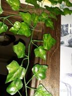 img 1 attached to Create Lush Green Spaces With DearHouse'S Artificial Ivy Vine Garlands - Perfect For Home, Office, And Event Decor! review by Marco Carpenter