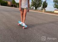 картинка 1 прикреплена к отзыву Cruiser Skateboard for Girls Kids Ages 6-12, Complete 22 Inch Mini Standard Skateboard от Darin Grosz