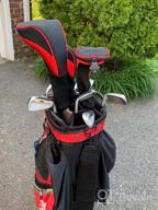 img 1 attached to Black Golf Club Head Covers Set - Interchangeable Tags Fits All Fairway & Driver Clubs (1 3 4 5 7 X) review by Mike West