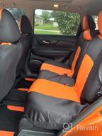 img 1 attached to Complete Car Protection With BDK Combo Seat Covers And Floor Mats In Sleek Gray Two-Tone Design review by Gus Pierson