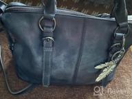 img 1 attached to Vintage Leather Women'S Shoulder Bag - Designer Tote, Top Handle, Crossbody Satchel Purses And Handbags review by Enes Patiag