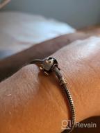img 1 attached to Accessorize in Style with AMATOLOVE 925 📿 Sterling Silver Charms for Snake & Bangle Bracelets review by Dan Germain