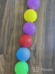 img 6 attached to Yes4All Balance Pods And Disc Set - Geometric And Rocky Shapes For Stability Training, Core Strength, Coordination, Massage For Adults, Obstacle Course For Kids And Dogs