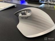 img 1 attached to 🖱️ Logitech MX Master Wireless Mouse: High-Precision Sensor, Easy-Switch up to 3 devices, Meteorite Black review by Ha Joon Bong ᠌