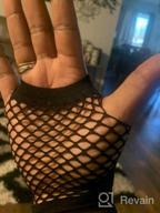 img 1 attached to 13 Styles 80S Fishnet Gloves For Women And Girls In Theme Party Costume Accessories review by Paul Rogger