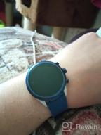 img 1 attached to 📶 Enhanced Wi-Fi NFC Enabled FOSSIL GEN 4 Sport Smartwatch 43mm - Smokey Blue Shade review by Jnis Brveris ᠌