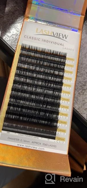img 1 attached to Matte Black 0.05Mm D Curl Mix Eyelash Extensions For Salon Use - Individual Lashes In 8-15Mm Lengths - Available In 0.03/0.05/0.07/0.10/0.15/0.20Mm C/D Singles And Mix 8-18Mm review by Sarah Bailey