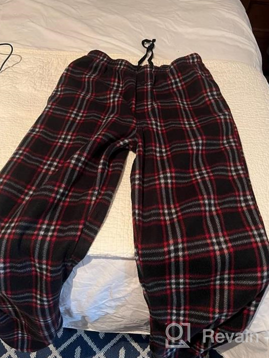 img 1 attached to Fruit Loom Fleece Pajama Buffalo Men's Clothing review by Robert Abdi