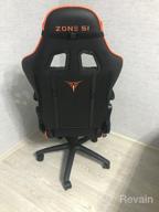 картинка 2 прикреплена к отзыву Computer Chair ZONE 51 Gravity Gaming, Upholstery: Artificial Leather/Textile, Color: black/orange от Danuta Jaszczuk ᠌