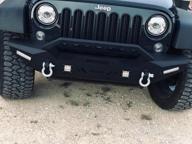 img 1 attached to Complete Bumper Package For 2007-2018 Jeep Wrangler JK & JKU Unlimited: OEDRO Front & Rear Bumper Combo With Hitch Receiver & D-Rings review by Keith Samuel